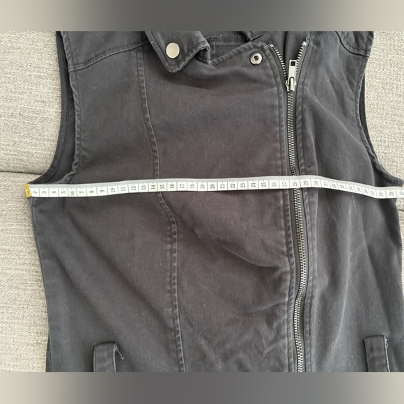 H&M Black biker Mini Dress (no belt) - Picture 6 of 6